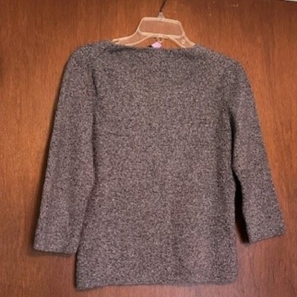 Geoffrey Beene sport sweater size medium black/grey - Picture 2 of 2